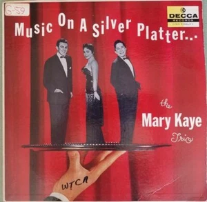 Mary Kaye Trio Music On a Silver Platter 1956 Decca LP Mono DL 8454 - Picture 1 of 4