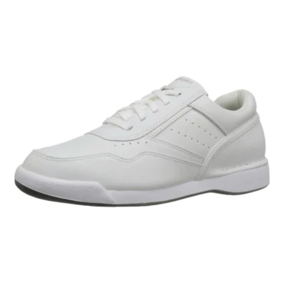 Zapatilla deportiva cómoda Rockport M7100 Prowalker de cuero blanco para hombre talla 7,5 ancha Foto 1 de 4