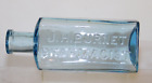 Antique Bottle J.H.Burnet Pharmacist Chemist Lewisham Sydney 3 Oz Ice Blue C1900