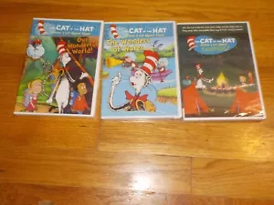 The Cat in the Hat DVD NEW Knows Alot About Camping/Wonders of Water/Wonderful - Picture 1 of 1