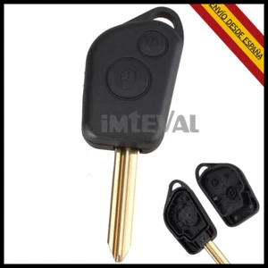 LLAVE MANDO CARCASA PARA CITROEN 2 BOTONES Saxo Xsara Picasso Berlingo Elysee - Imagen 1 de 4