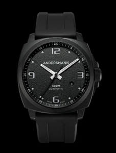 Reloj Andersmann Clásico Hecho en Suiza Automático Negro Titanio con Caja - Imagen 1 de 3