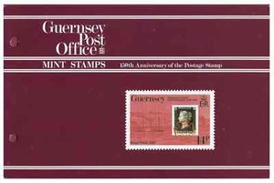 GUERNSEY 1990 POSTAGE STAMP ANNIVERSARY SET OF 5 Presentation Pack + 2 x FDC - Picture 1 of 20