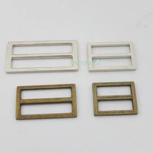 5 10 20 pcs Adjustor Triglides Slides Leather strap Webbing 2" 50mm - Picture 1 of 3