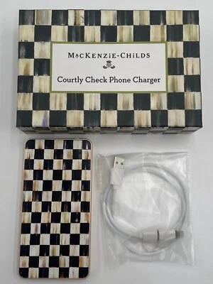 Зарядное устройство для телефона MacKenzie Childs Courtly Check блок питания 6000 мАч - Изображение 1 из 3