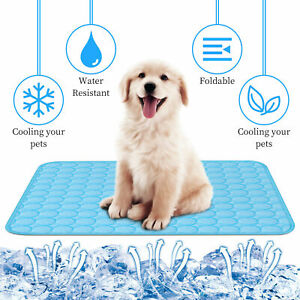 Pet Cooling Mat Cool Pad Cushion Dog Cat Puppy Blanket For Summer Sleeping Bed