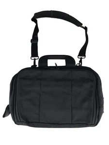 Brenthaven Unisex Black Zip Around Detach Strap Double Handles Messenger Bag - Picture 1 of 12