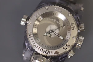 INVICTA Bolt Men 52mm Stainless Steel + Plastic Grey + Steel Silver dial VD53 - Picture 1 of 5