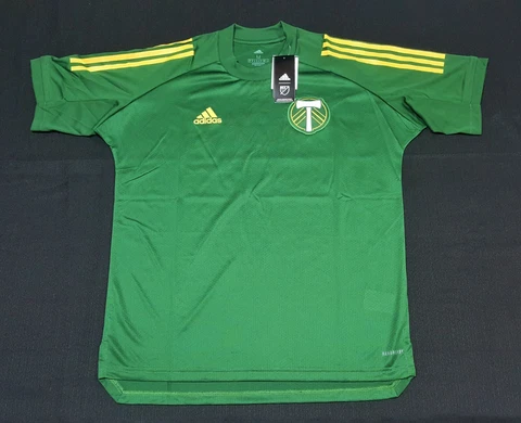 ADIDAS MENS PORTLAND TIMBERS TRAINING JERSEY FI2350 OFFICIAL Cover