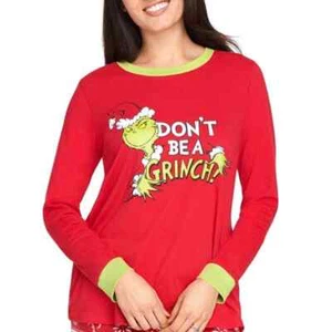 Dr. Seuss Grinch Christmas Long Sleeve Shirt Size Large (12-14) - Picture 1 of 6