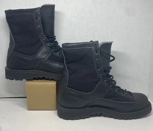 Danner 21210 Black Combat Boots Mens 9.5 D Vibram Gore-Tex Missing Insults - Picture 1 of 18