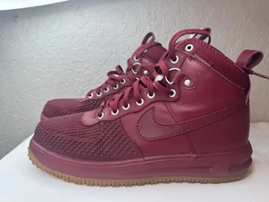 Nike Lunar Force Duckboot Red Gum Duck Boots Shoes Men's Size 12 - Picture 1 of 6