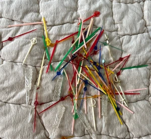 Menge 97 Vintage Barware Cocktail Getränk Rühren Rührstab & Cocktail Picks - Bild 1 von 1