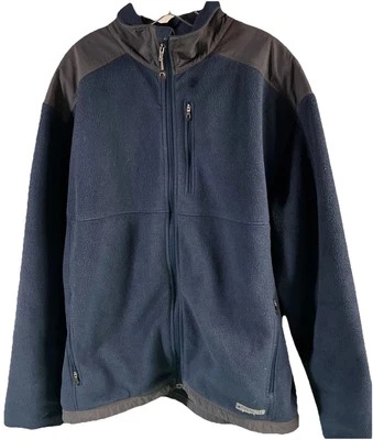 Eastern Mountain Sports Polartec Fleece Jacket Men's Blue And Gray Winter L - Image 1 of 4