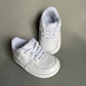 Nike Air Force 1 Botines de Cuna Triple Blanco Unisex CK2201-100 Infantil Talla 3C - Imagen 1 de 10