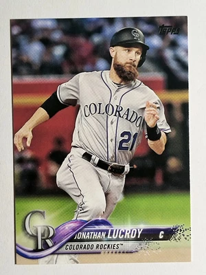 2018 Topps #667 Jonathan Lucroy - Image 1 of 2