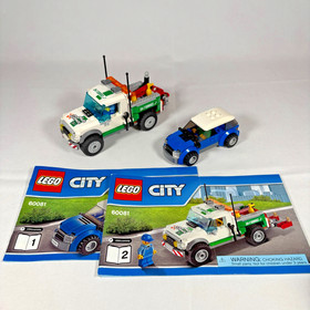 LEGO City 60081 Pickup Tow Truck w Car Service Vehicle Instructions