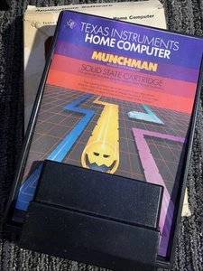 Texas Instruments Home Computer Munchman Cartridge Video Game complete in box - Bild 1 von 5
