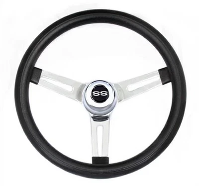 Chevrolet Nova Chevy II SS 1964-66 13,5" volante cromado con kit de instalación Foto 1 de 4