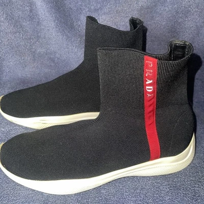 Prada женщин верхний носок кроссовки размер 8 - Изображение 1 из 4