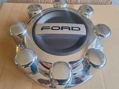 2017-25 Ford F250 F350 Super Duty 8 Lug Center Cap HC3C-1A096-KD Chrome OEM - Image 1 of 3
