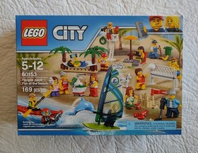 NEW Lego CITY 60153 People Pack - Fun at the Beach. Summer Vacation. 15 figures