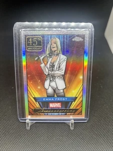 Emma Frost Topps Chrome Refractor 35th Anniversary Card - Picture 1 of 2