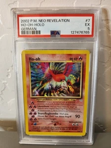 2001 Pokemon Neo Revelation Ho-Oh Holo German #7 PSA 5 🔥 - Picture 1 of 2