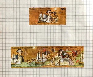 Australia - Page from SG Strand Album - Unchecked for Rarity's - Imagen 1 de 1