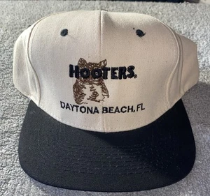 Vintage Hooters Daytona Beach SnapBack Florida Hat Unused Free Ship L - Picture 1 of 7