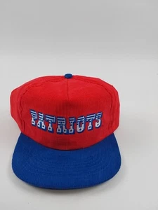 Vintage Corduroy New England Patriots Starline Snapback - Picture 1 of 8