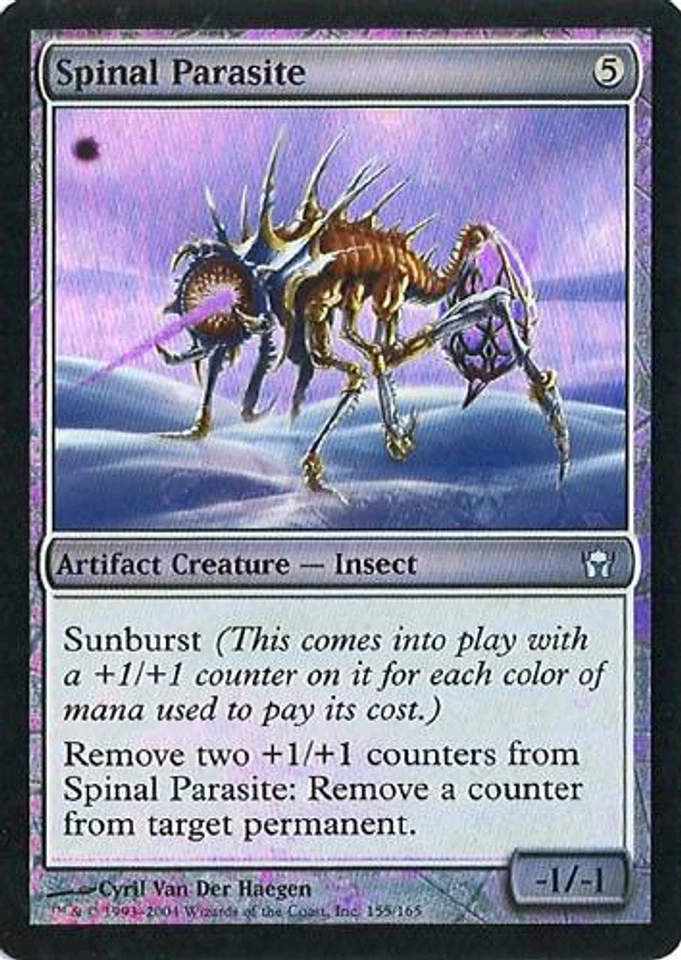 MTG - Fifth Dawn - Spinal Parasite - Foil - NM - Image 1 of 1