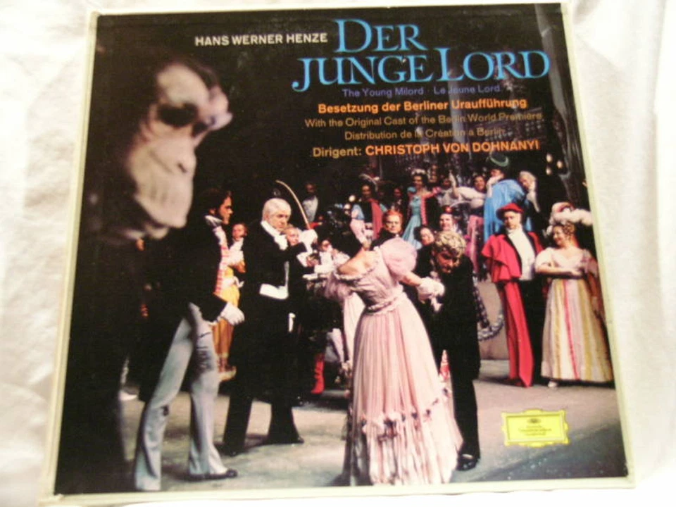 HENZE Der Junge Lord Edith Mathis Christoph von Dohnanyi DGG dg 3 LP Foto 1 de 1