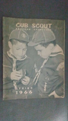 Cub Scout Program Quarterly Spring 1966 PB GD [ML] - Image 1 of 4