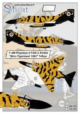 Syhart Decals 1/48 McDonnell F-4M Phantom II FGR.2 XV404 "Tigermeet 1992" 74Sqn