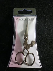 FORBICI FORBICINE RICAMO CUCITO DECORATE IDEA REGALO SARTA RICAMATRICE RAME SCUR - Picture 1 of 1