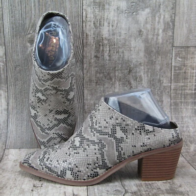 Botín para mujer Rampage York 7,5 tacón mula western estampado de serpiente Foto 1 de 4