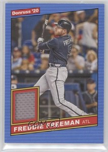 2020 Panini Donruss Retro 1986 Materials Freddie Freeman #86M-FF