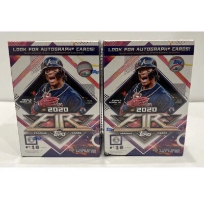 (2) 2020 Topps Fire Baseball Blaster Boxes ~ 2 Box Lot ~ MLB Cards Robert RC ? - Image 1 of 4