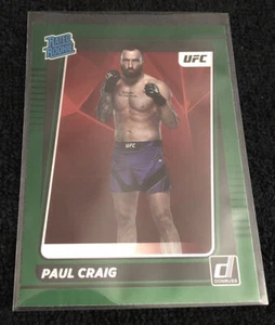 2022 Panini Donruss UFC Paul Craig Green Flood Parallel Rated Rookie Card #202 - Picture 1 of 2