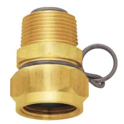 Sani-Lav N17 Swivel Hose Adapter, 3/4 In, Brass