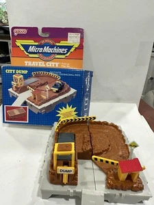 Micro Machines Travel City CITY DUMP 1987 Galoob Open Box - Picture 1 of 3