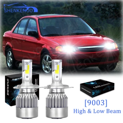 H4 9003 LED Headlight Kit Plug&Play for Mazda Protege 1995-2003 High&Low Beam - Image 1 of 4