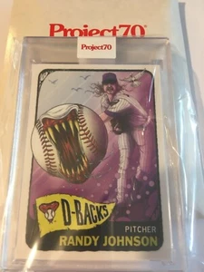 Randy Johnson Topps Project70 by Alex Pardee Arizona Diamondbacks Baseball #214 - Bild 1 von 2