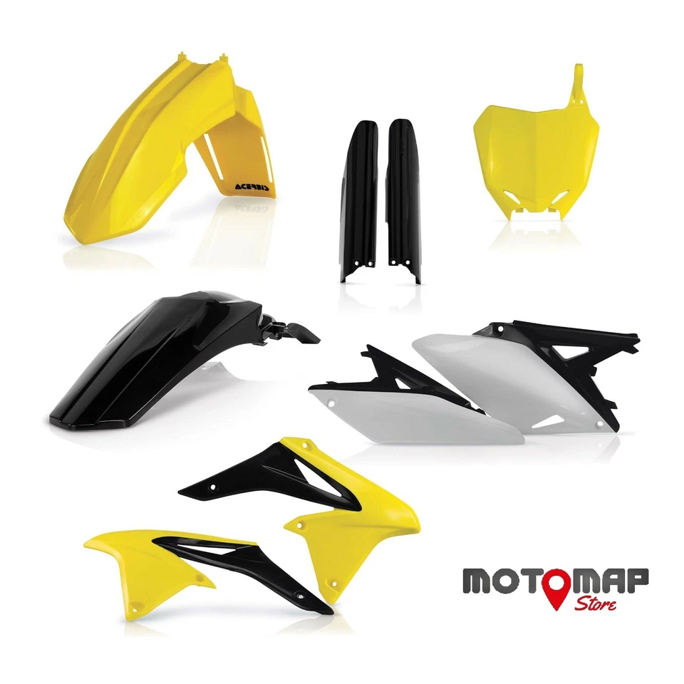 Full Kit Plastiche Acerbis Suzuki RM Z RMZ 250 2013 Replica - Immagine 1 di 1