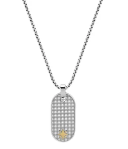 Collana Uomo Acciaio SECTOR Piastrina Rosa dei Venti SZS49 + Incisione Regalo - Imagen 1 de 5