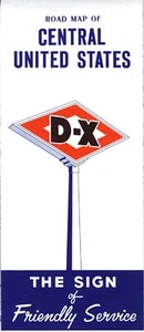 1956 D-X Road Map: Central United States NOS - Picture 1 of 1