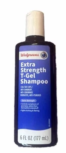 Champú Walgreens T-Gel Extra Strength alquitrán de carbón 6 oz en comparación con Neutrogena T/gel - Imagen 1 de 4
