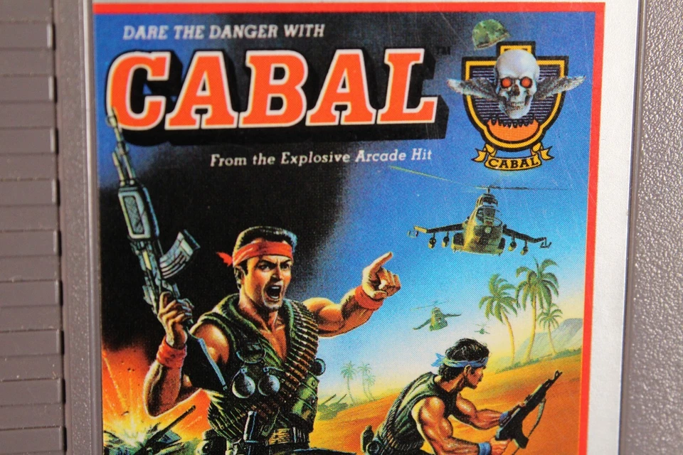 Nintendo Cabal NES vintage original classic video game cartridge 1990 - Image 1 of 4