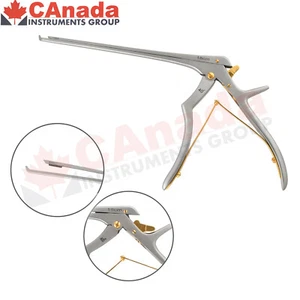 Kerrison Rongeurs 18Cm & 1mm 40° up Cervical Orthopedic Spine Gold Lock Handle - Picture 1 of 3